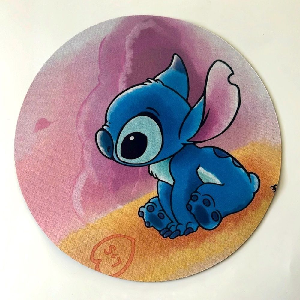 Stitch Round PC Mouse Pad